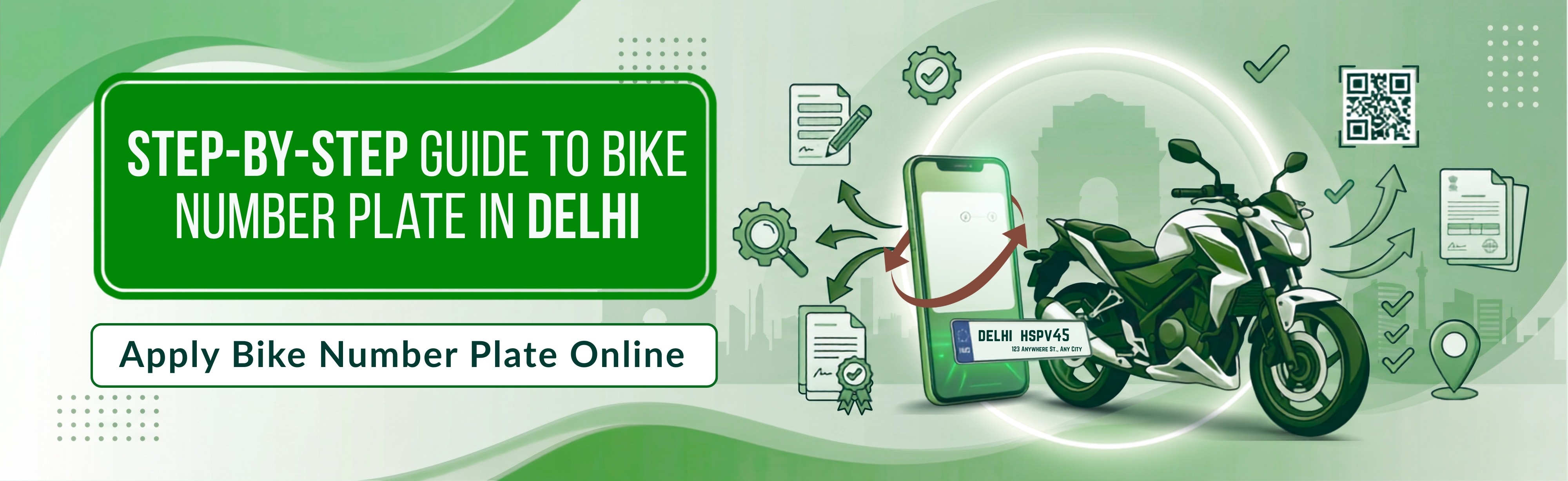 How to Apply Bike Number Plate Online in Delhi?